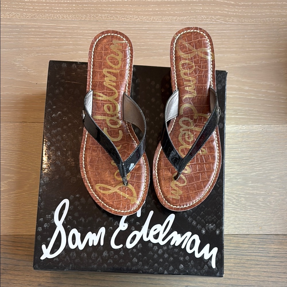 Sam Edelman Women's Black and Brown Sandals